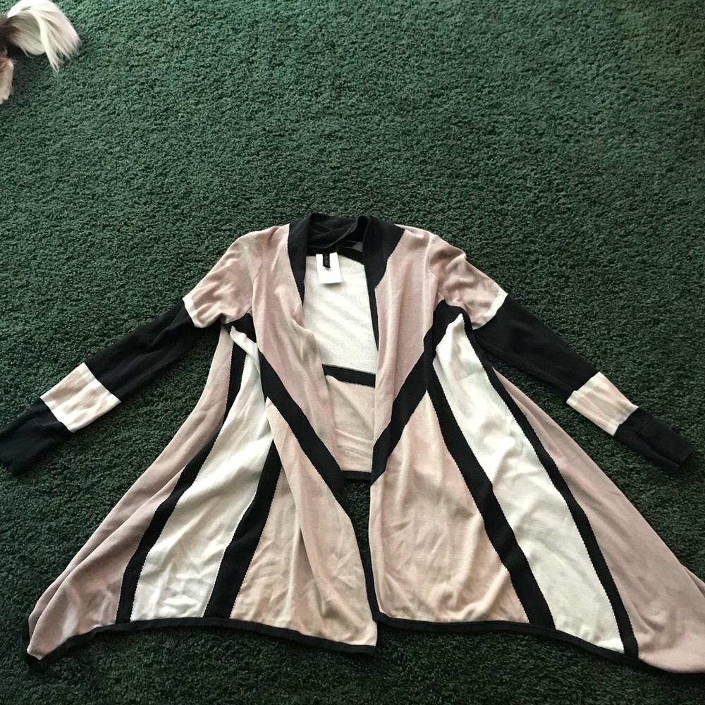 BCBG draped cardigan